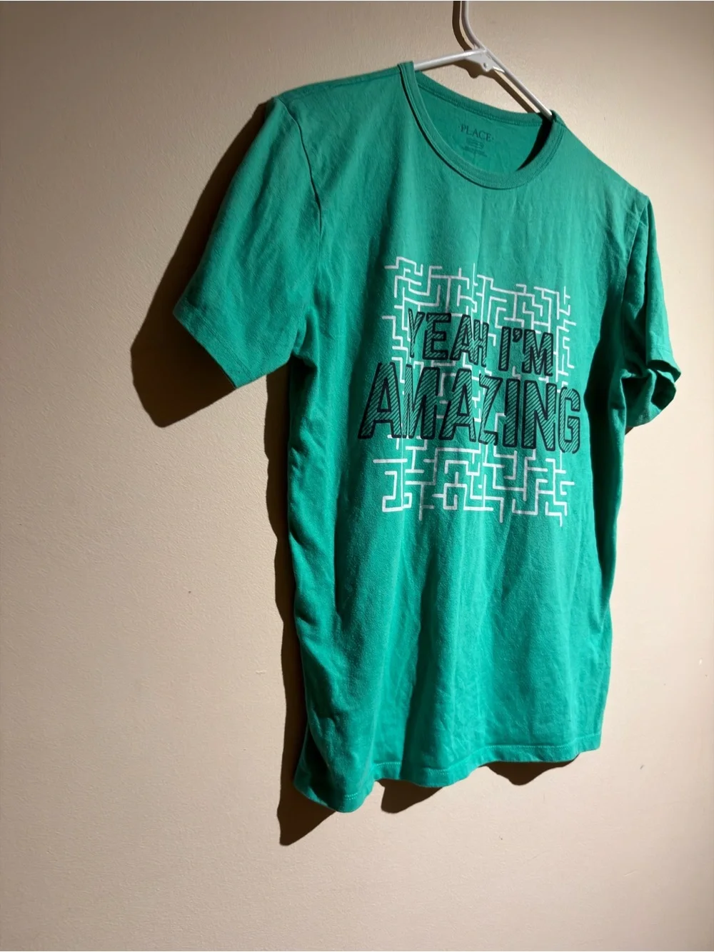 The Children's Place Green 'Yeah I'm Amazing' Graphic Tee
